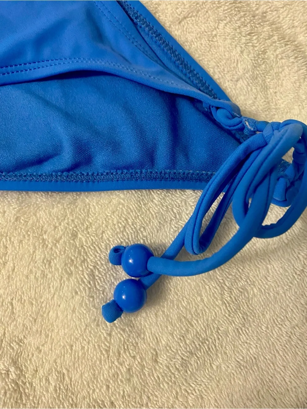 OP Blue Triangle String Bikini Set. - Picture 6 of 9
